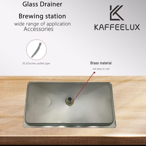 Stainless Steel Drip Tray - Perfect for Homes, Clubs, Bars, Cafes, Restaurants, Hotels, Or Commercial Use - Easy to Clean, No Drainage Required (9.1 * 16.7) - Image 3