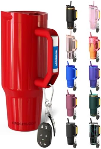 Frost Buddy Thicc Buddy 40oz Tumbler - Spill-Proof Flip Lid (Cherry Glaze1 by FrostBuddy