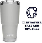 YETI Rambler 30 oz Stainless Steel Vacuum Insulated Tumbler w/MagSlider Lid - Image 4