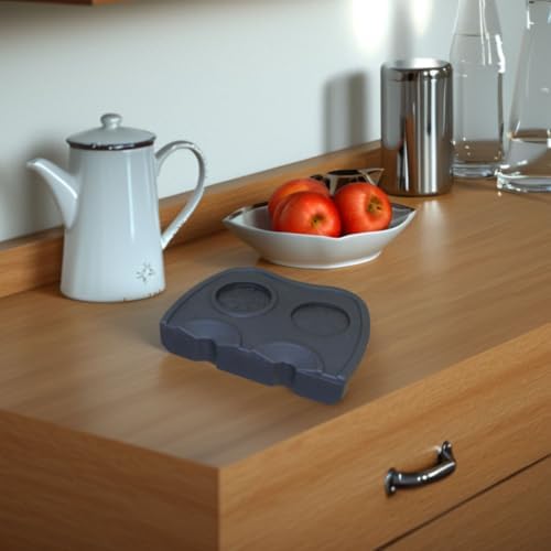 Anti Slip Espresso Tamper Mat 2pcs Silicone Coffee Making Pad - Image 6