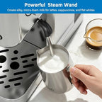 XIXUBX 20 Bar Espresso Machine with Milk Frother & 51mm Espresso Tamper - Image 4
