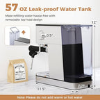 COSTWAY Espresso Machine 20 Bar, Compact Stainless Steel Coffee Maker - Image 3