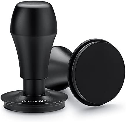 Normcore 58.5mm Espresso Coffee Tamper V4 - Spring Loaded Tamper With Titanium PVD Coating Flat Base -15lb / 25lb / 30lbs Replacement Springs by NORMCORECOFFEETOOLS