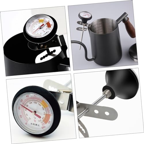 3 Sets Milk Thermometer Probe with Clip Silicone Cover Accurate Measurement for Cooking Grilling Baking Compact Household Thermometer for Meat Liquids - Image 4