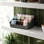 Umbra Bellwood Packet Organizer, Pantry Storage for Sachets, Black/Walnut - Image 2