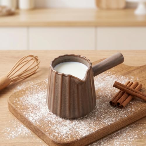 ibasenice Espresso Cups, 6 OZ Ceramic Espresso Shot Cups with Handle - Image 4