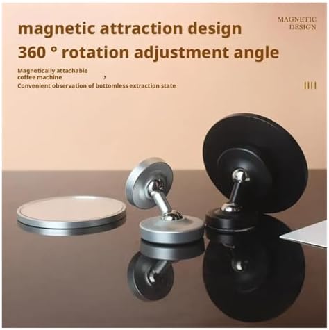 Magnetic Espresso Shot Mirror, Aluminum Alloy, 360° Adjustable - Image 4