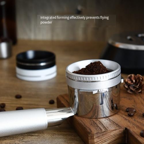 FABULETTA 54mm Espresso Dosing Funnel and 53.5mm Stainless Steel Puck Screen Set for 54mm Portafilter – For Barista-Grade Coffee Dosing For Ring & Espresso Puck Scr(silver) - Image 2