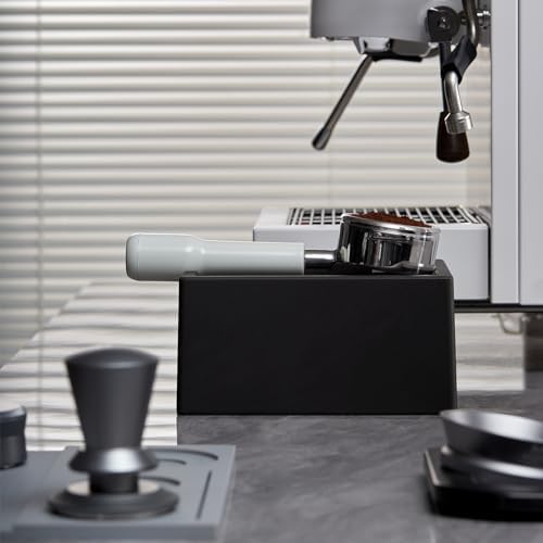 Espresso Knock Box, Tamping Station, Non-Slip Base, Black - Image 6