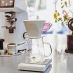 Pour Coffee Dripper Set Manual Drip Coffee-Maker Glass Carafe White Coffee Dripper Coffee Filters 9917-C001-064 - Image 2