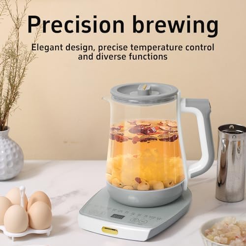 Health Pot Electric Kettle with Infuser，Smart Fruit Hot Tea Maker, Temperature Control and Tea Keep Warm, 12 Functional Procedures, 1.8 Liters of Capacity - Image 2