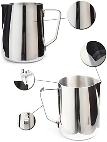Stainless Steel Pitcher Pull Flower Cup Cappuccino Milk Pot Espresso Cups Latte Milk Frother Frothing Jug - Image 5