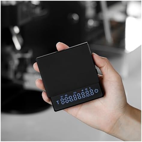 Digital Scale, Kitchen Coffee Scale with Timer Rechargeable Digital Scale, 0.1g High Precision 3 Modes Drip Espresso Scale Barista Gift(White) - Image 3