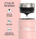 THERMOS Stainless King Stainless Steel Tumbler, 16oz, Matte Pink - Image 4