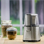 OVENTE Electric Coffee Grinder with Stainless Steel Blade, Silver CG620S - Image 4