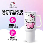 Silver Buffalo Sanrio Hello Kitty Skeleton, Stainless Steel Tumbler, 40oz - Image 2