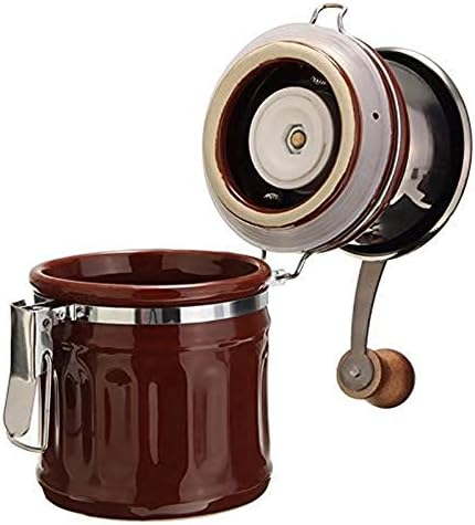 Manual Coffee Bean Grinder Vintage Hand Spice Pepper Burr Mill Ceramic Core Household Coffeeware - Image 6