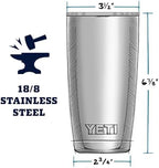 YETI Rambler 20 oz Stainless Steel Vacuum Insulated Tumbler w/MagSlider Lid - Image 6