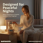 Babysmooth Smart Kettle Pro Glass Electric Kettle, 1.3L Digital LED Kettle with 40-100°C Temperature Control, 72H Auto Keep Warm, Silent Operation, BPA-Free for Baby Formula, Tea & Coffee Brewing - Image 6