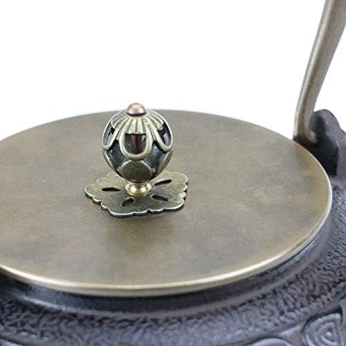 Tetsubin Teapot Japanese Cast Iron Teapot Kettle Simple and Elegant Texture Enamel Interior Cast Iron Pot Tea Set for Tea Brewing Lofty Ambition - Image 3