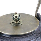 Tetsubin Teapot Japanese Cast Iron Teapot Kettle Simple and Elegant Texture Enamel Interior Cast Iron Pot Tea Set for Tea Brewing Lofty Ambition - Image 3