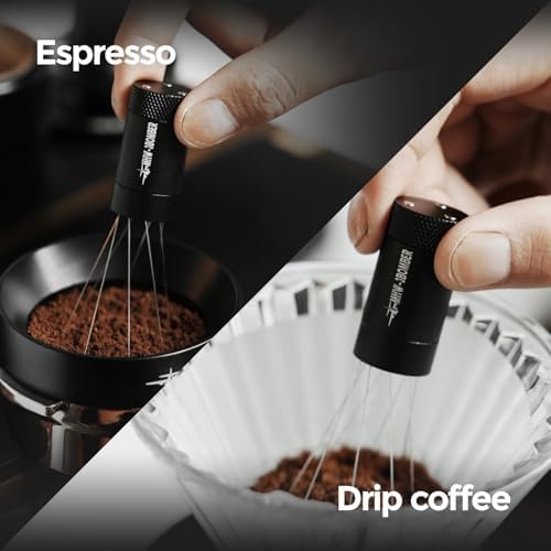 MHW-3BOMBER WDT Tool Espresso Distribution Tool with Magnetic Stand for Barista Espresso Measuring Cup 2oz Espresso Shot Cup Stainless Steel Sauce Cups - Image 5