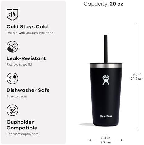 Hydro Flask 20 Oz All Around Tumbler Straw Lid Trillium - Image 3
