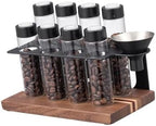 Portable Reclaimed Wood Coffee Jar with VentTech Seal, E by Unknown