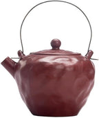 Tea Pots For Loose Tea 320ml Rough Pottery Handmade Teapot Japanese Filter Loop-handled Teapot Tea Brewing Kettle Teaset Tea Pots Coffee Pot Tea Infuser Pot(A 12X13.8CM 320ML) by Unknown