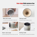 300ml Automatic Foam Maker, Fully Automatic Milk Frother with LED Touch Screen, 4 Speed Modes, Intelligent Temperature Control 55°C & 8800 Rpm Magnetic Suspension Stirring - Image 5