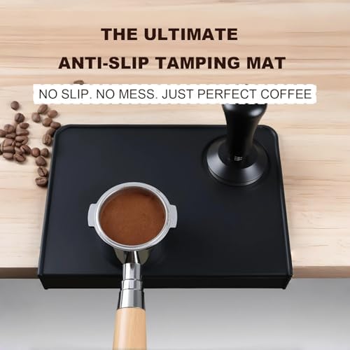 Espresso Accessories 54mm Spring Loaded Tamper Kit, 5-Piece Set with Needle Distributor WDT Tool, Dosing Funnel & Tamping Mat for 54mm Portafilter Espresso Machines (54mm) - Image 6