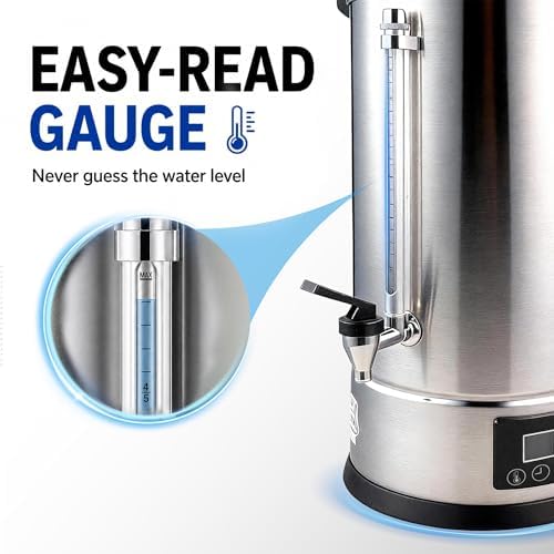 16L (70 Cups) Hot Water Dispenser Urn, Commercial Hot Water Boiler - Image 6