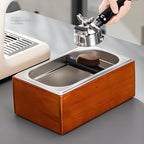 Coffee Knock Box with Quiet Silicone Bar for Coffee Bar Accessories - Image 3