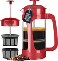 ESPRO P3 French Press Coffee Maker, 32oz, Red, Double Micro Filter Press by ESPRO