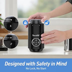 Secura Brands Electric Coffee Bean Grinder, Black - Image 5