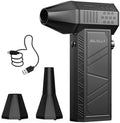 BiLOLLY Compressed Air Duster, 130,000 RPM Electric Air Duster Blower, Rechargeable Turbo Fan with Stepless Speed Control, Portable Mini Jet Blower for Computer, Keyboard, Car, Home and Outdoor by Unknown