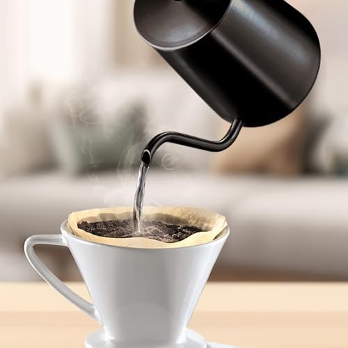 Easyworkz Gooseneck Pour Over Coffee Kettle 30 fl oz Bundled with Stainless Steel Coffee Spoon - Image 6