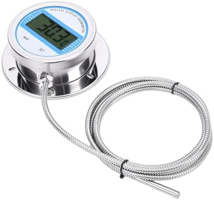 Digital Thermometer, Stainless Steel Probe, Accurate Temperature Measurement -50 to 392F for Cooking Kitchen BBQ Smoker by Odorkle