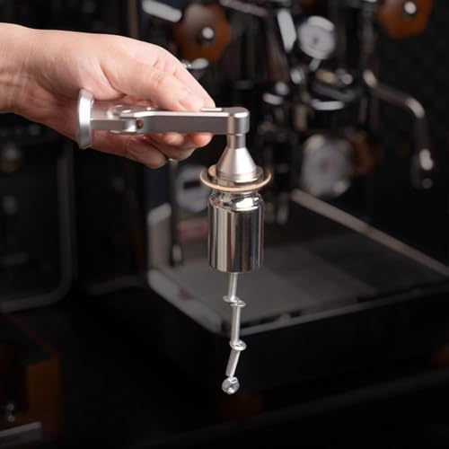 watchget Magnetic Bracket for Puck Screen V2, Aluminum Alloy Espresso Shower Screen Holder Rack, Automatic Adsorption for Puck Screens, Compatible with Most Reusable Coffee Filter, Silver - Image 6