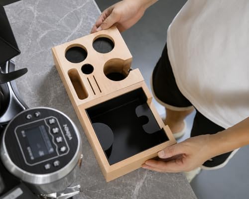 Coffee Knock Box Espresso Puck Dump Bin with Shock-Absorbing Bar - Image 4