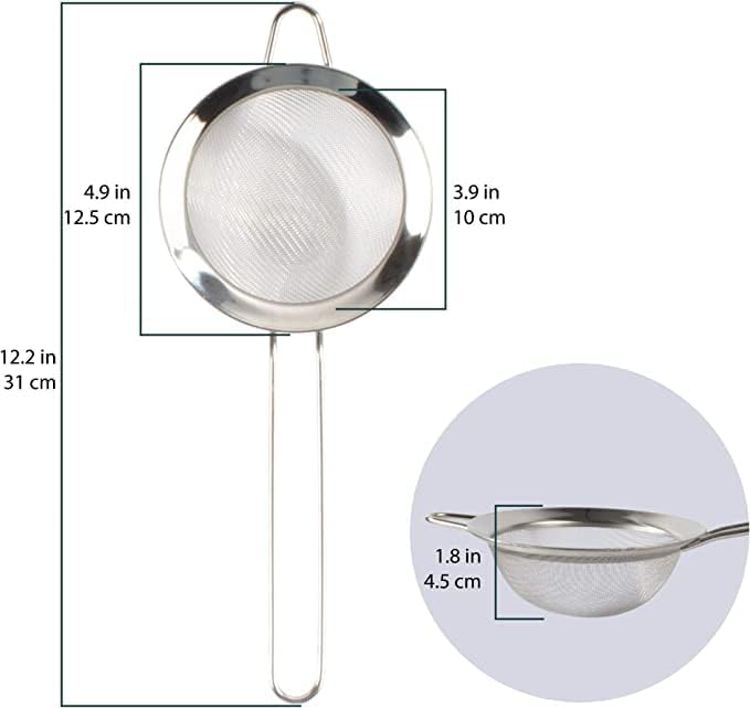 BambooMN Japanese Matcha Tea Set - Chasen + Strainer + Spoon + Scoop - 2 Sets - Image 2