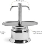 Kings County Tools Double Spout 2 Cup Coffee Maker, 6.5” x 3” x 5.75” - Image 4