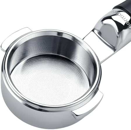 Normcore All-Stainless Unibody Bottomless Portafilter - Integrated High Extraction Basket - E61 Naked Portafilter Fits ECM, Rocket, Lelit, Sanremo, Synesso - Anodized Aluminum Handle, 18-22g - Image 2