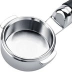 Normcore All-Stainless Unibody Bottomless Portafilter - Integrated High Extraction Basket - E61 Naked Portafilter Fits ECM, Rocket, Lelit, Sanremo, Synesso - Anodized Aluminum Handle, 18-22g - Image 2