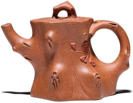 Tea Pots For Loose Tea Creative Tree Stump Tea Kettle Handmade Purple Clay Pot Office Tea Party Teapot Household Tea Set Tea Infuser Pot by Unknown