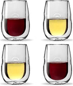 Ozeri Moderna Artisan Series Double Wall Insulated 10 oz Wine Glasses by Ozeri