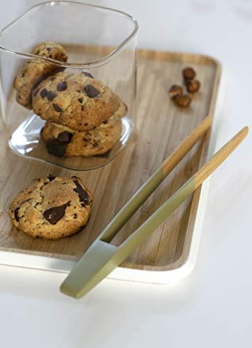 Pebbly PKV-015 Borosilicate Glass Box 11 x 11 x 11 cm Transparent/Bamboo - Image 7