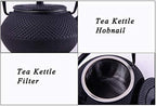 tetsubin Cast iron Tea Kettle workshop Healthy japanese Tea pot with Stainless Steel Infuser（10.14oz） - Image 5