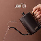 La Cafetière Gooseneck Coffee Pour Over Pot, 600 ml, Gift Boxed,Black - Image 3