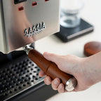 58.5mm Gaggia Classic Pro, E24, Evo Accessories by KNODOS Premium 58mm Bottomless Portafilter, Precision 58.5mm Calibrated Tamper & 58.5 mm Adjustable Coffee Distributor - Image 6